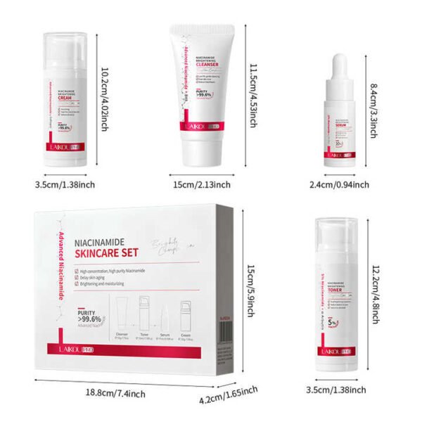 Niacinamide Skincare Set for Whitening